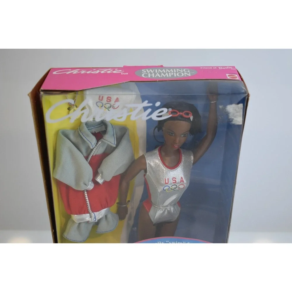 Barbie Swimming Champion Christie African American Doll Mattel 1999 #25488